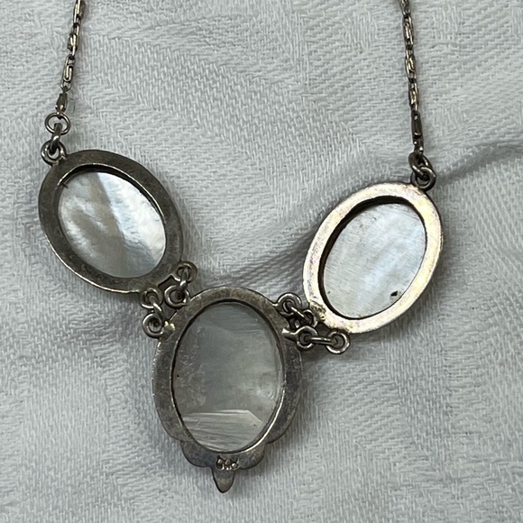 900 Silver Roman Centurion Cameo Necklace, Bracelet, and Earrings - 15 Cameos! - Picture 5 of 16